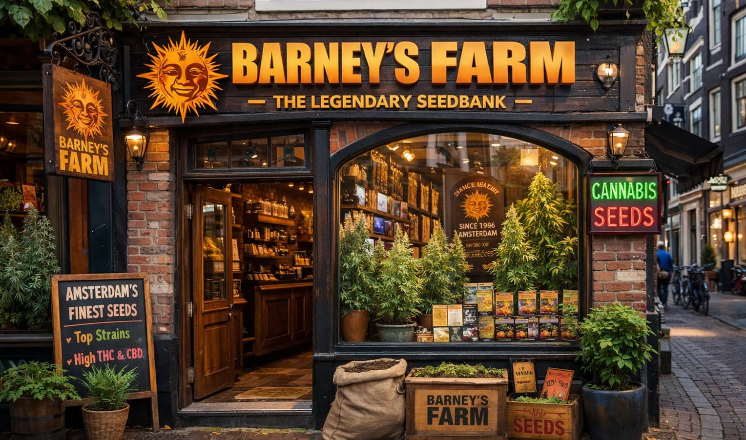 Barney’s Farm: легендарный сидбанк семян конопли из Амстердама