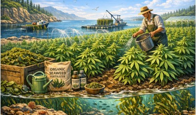 Выращивание конопли: гровинг растения рода каннабис с применением морских водорослей