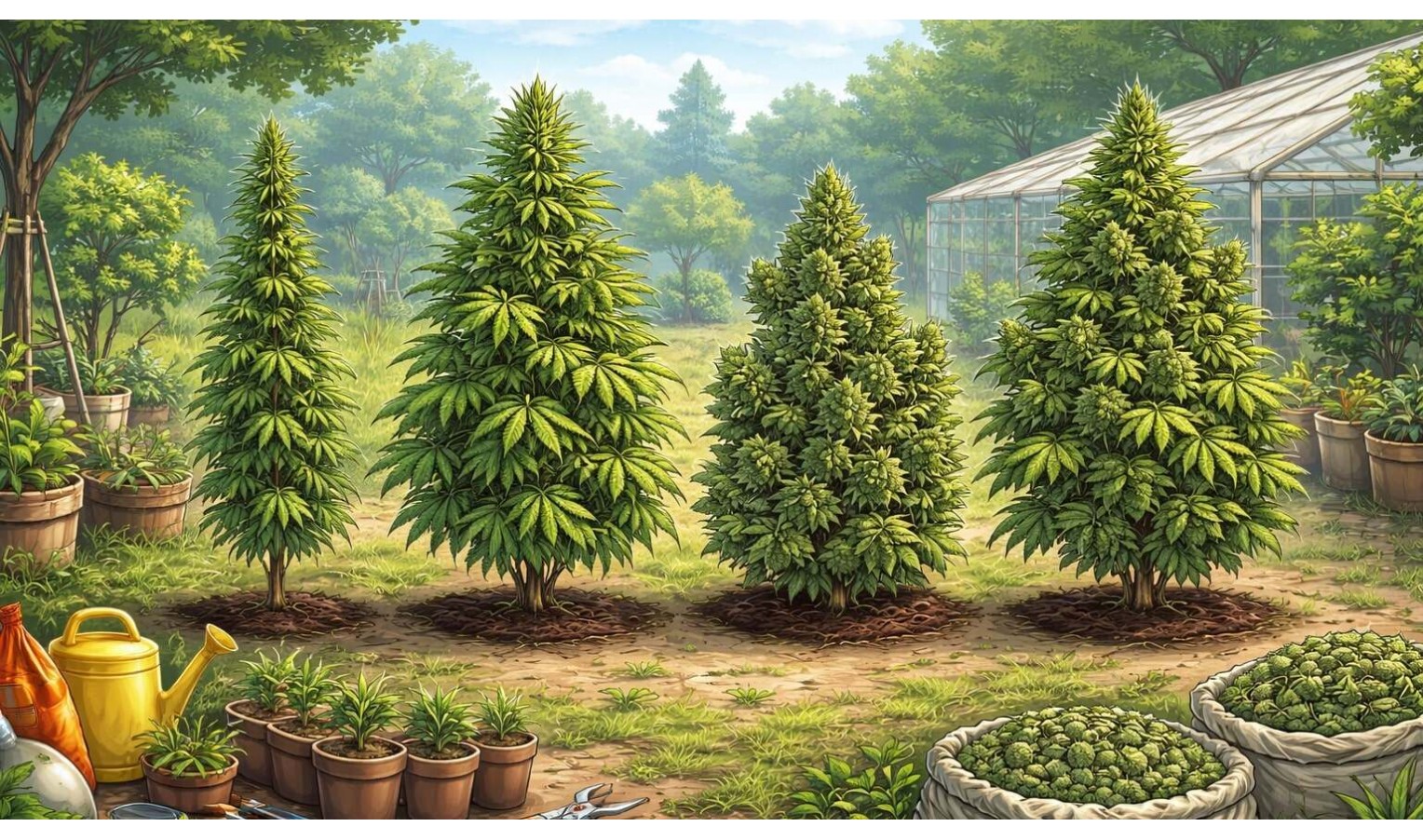 Фенотипи канабісу: чому кущі одного сорту відрізняються за формою, ростом і врожайністю