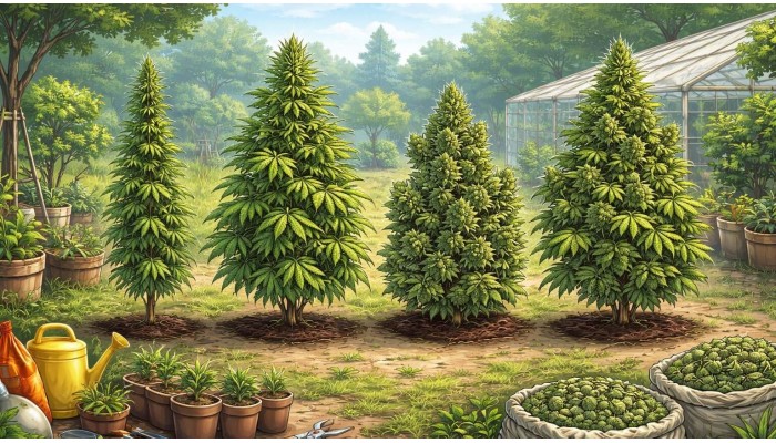 Фенотипи канабісу: чому кущі одного сорту відрізняються за формою, ростом і врожайністю