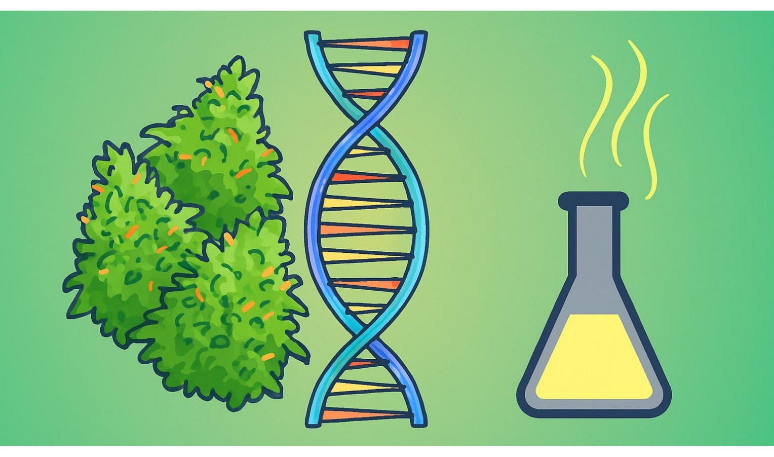 Какие гены отвечают за уровень ТГК и аромат