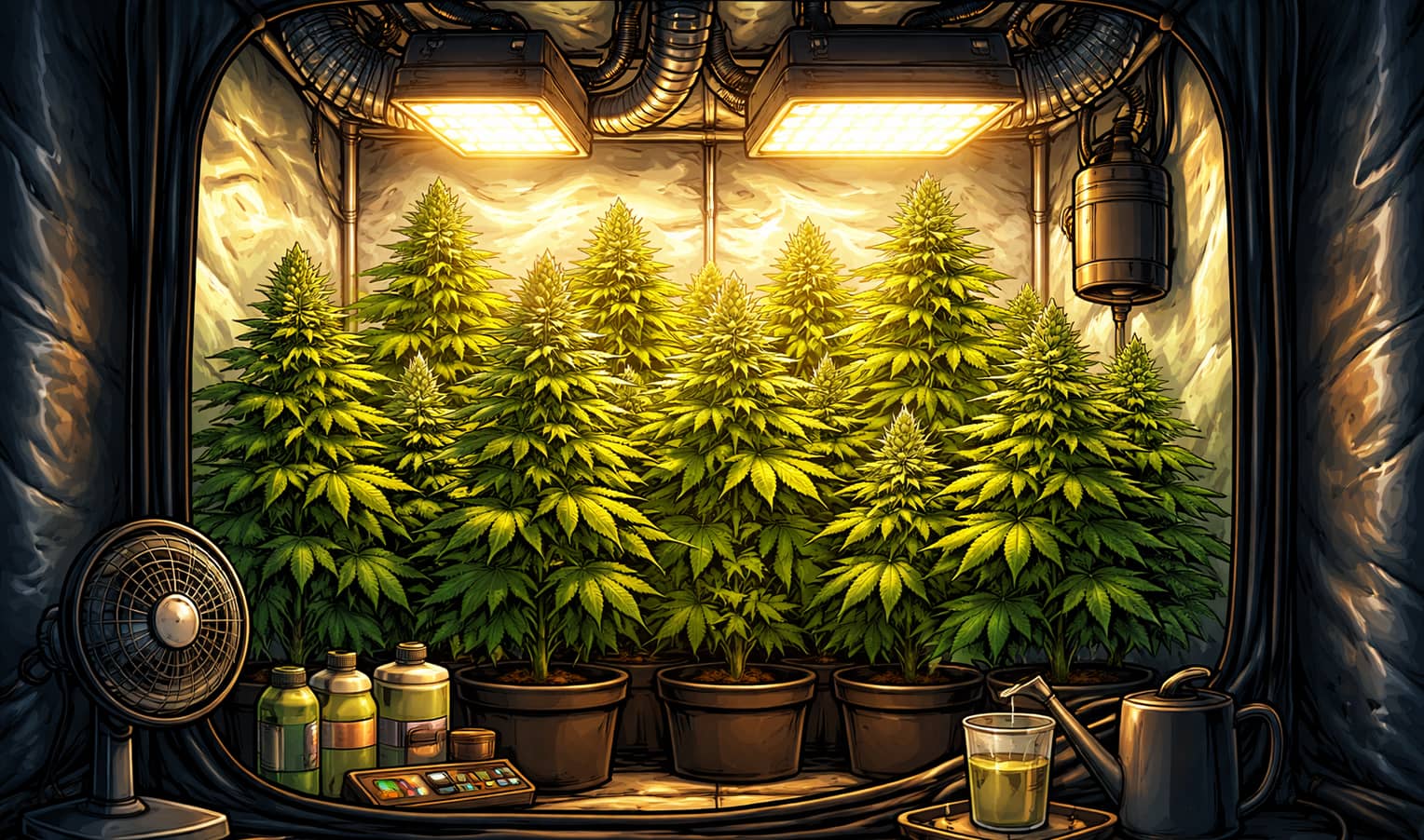 Гроубокс для растений: способ выращивания конопли