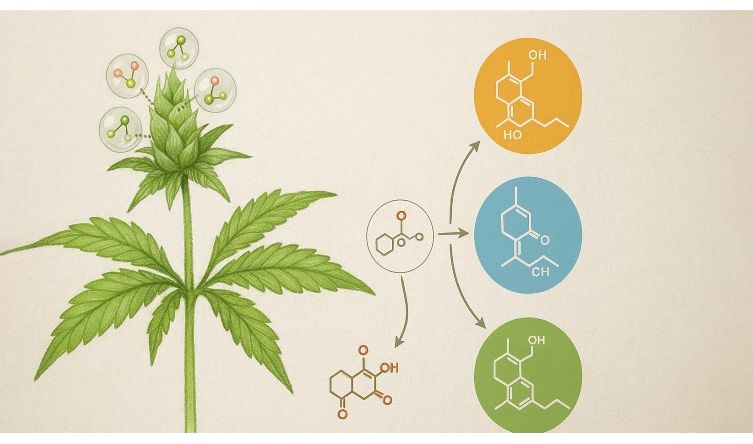 Как формируются каннабиноиды внутри растения