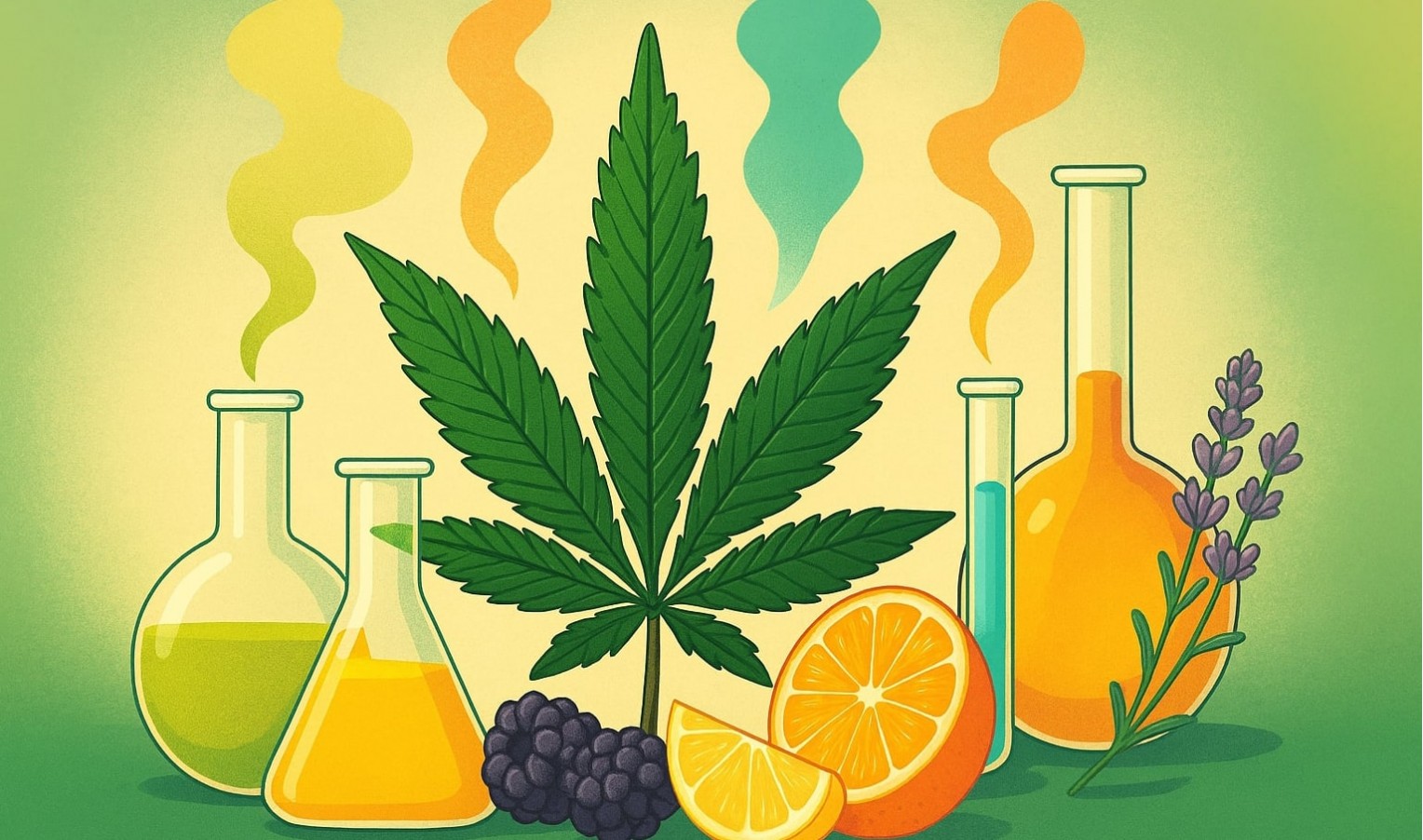 Роль терпенов в аромате и вкусе конопли