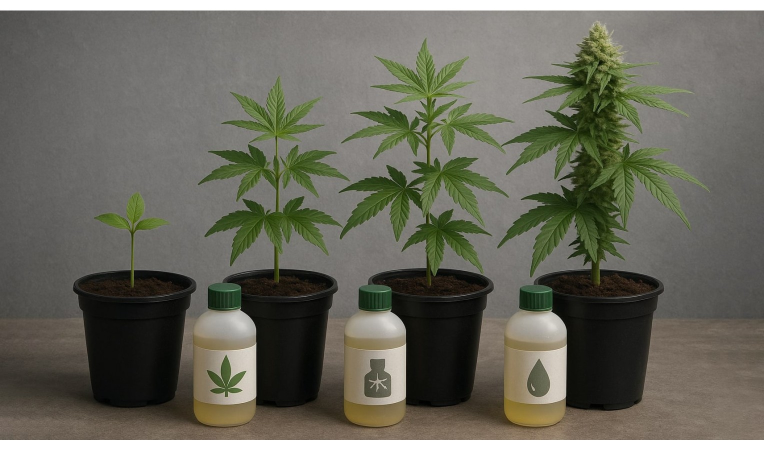 What fertilizers does marijuana need at different stages of growth?