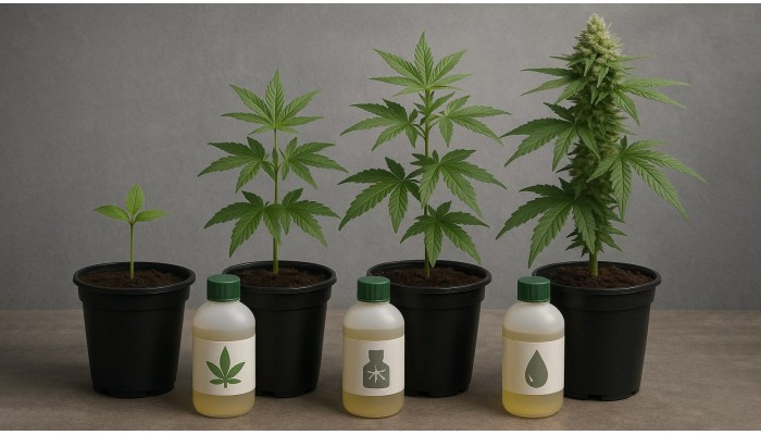 What fertilizers does marijuana need at different stages of growth?