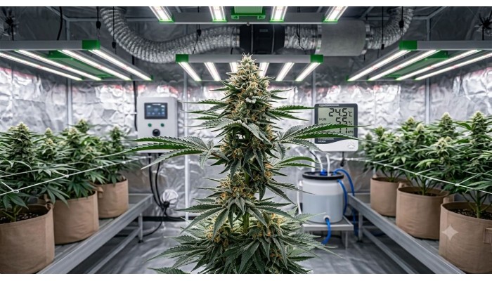 Indoor Cannabis Cultivation: Plant Development in an Artificial Environment