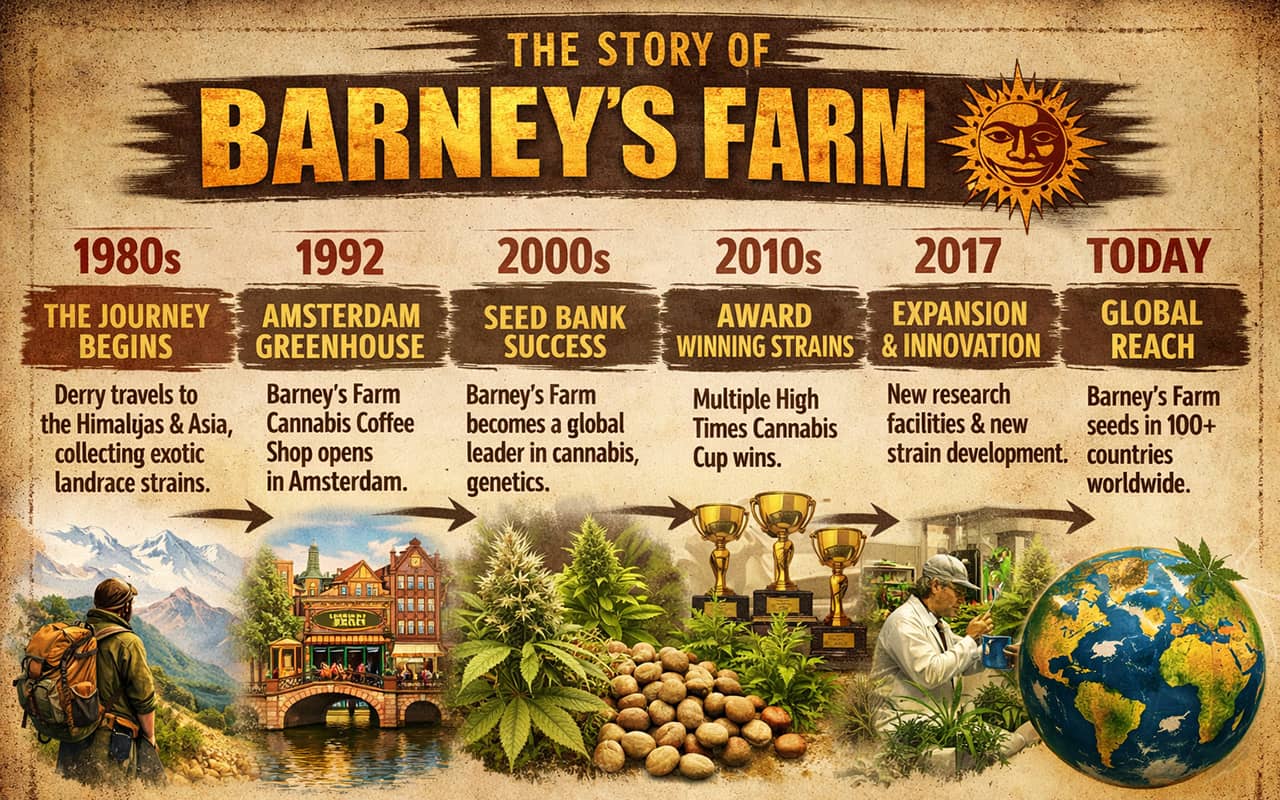 История Barney’s Farm, от Амстердама к мировому рынку