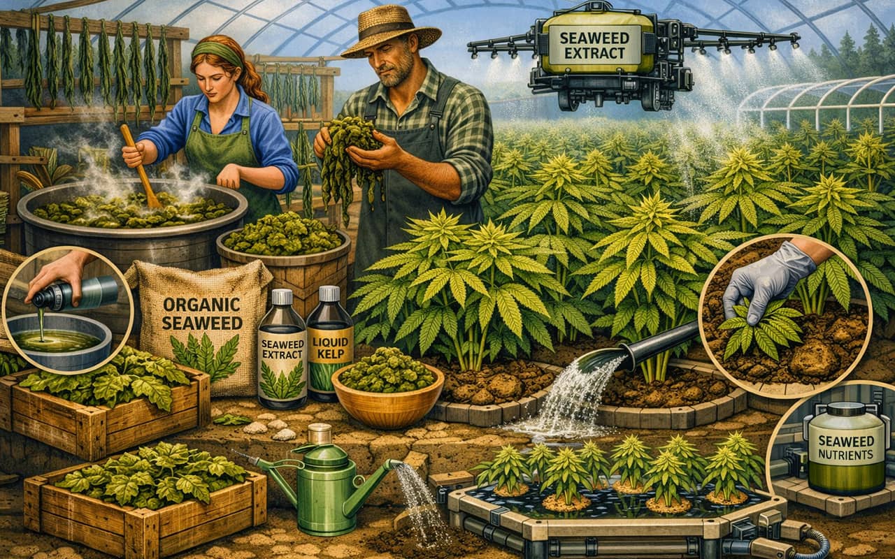 Морські водорості та канабіс