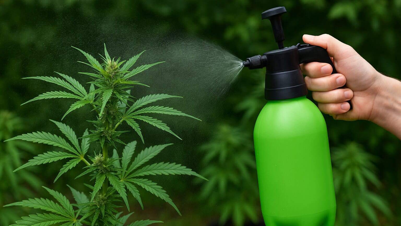 опрыскивание конопли семена ганжи