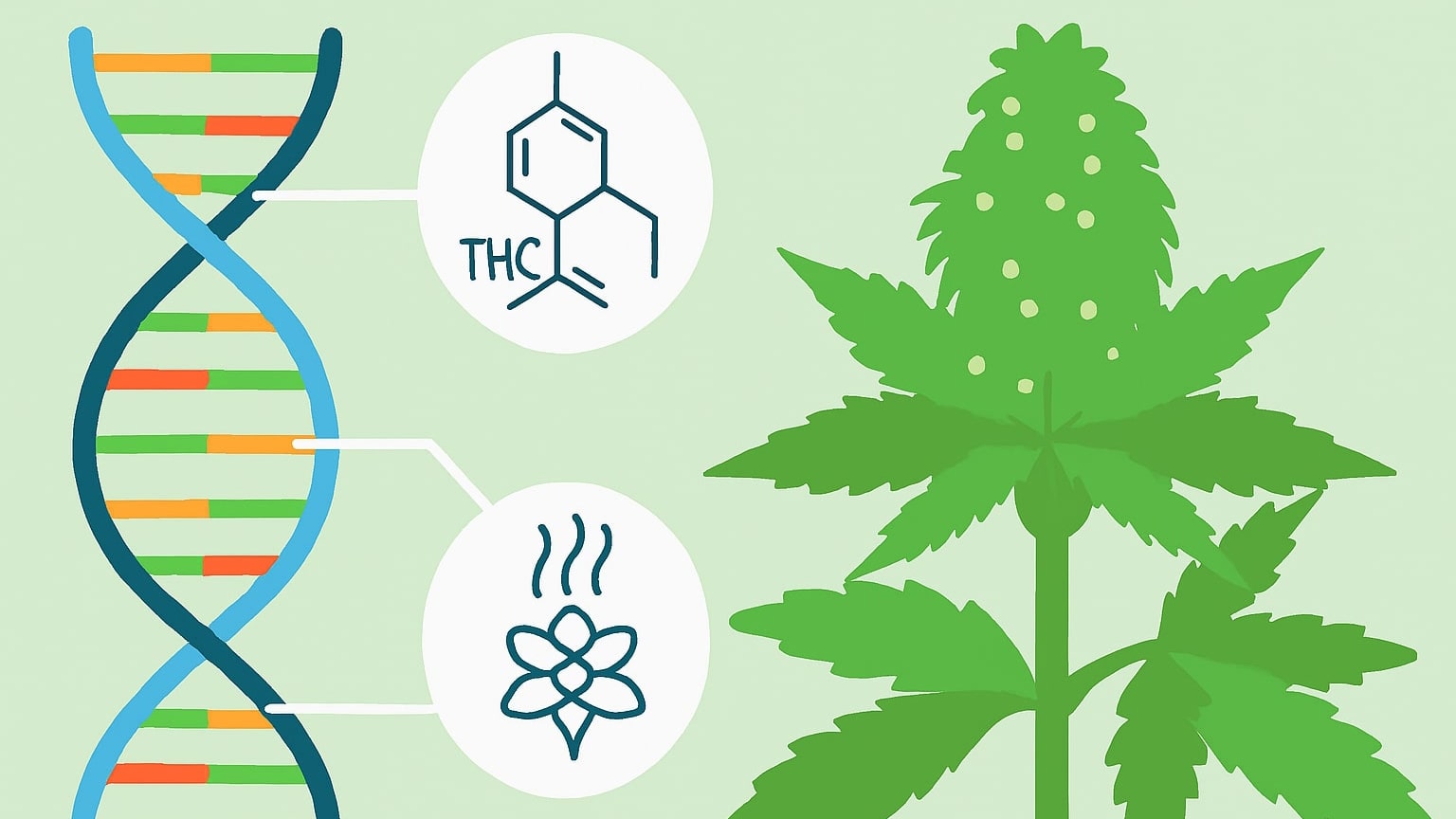 гены ТГК каннабиса гены аромата марихуаны