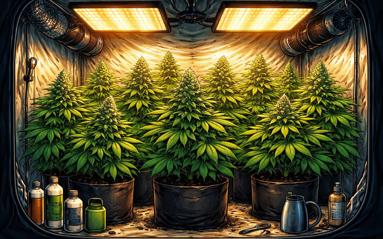 Бокс для выращивания растений каннабиса