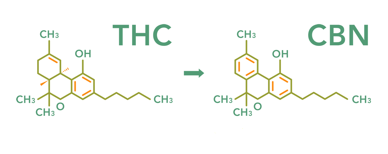 Synthesis and formula of CBN cannabinol